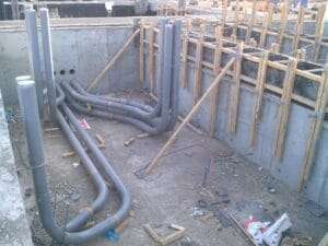Electrical substation construction